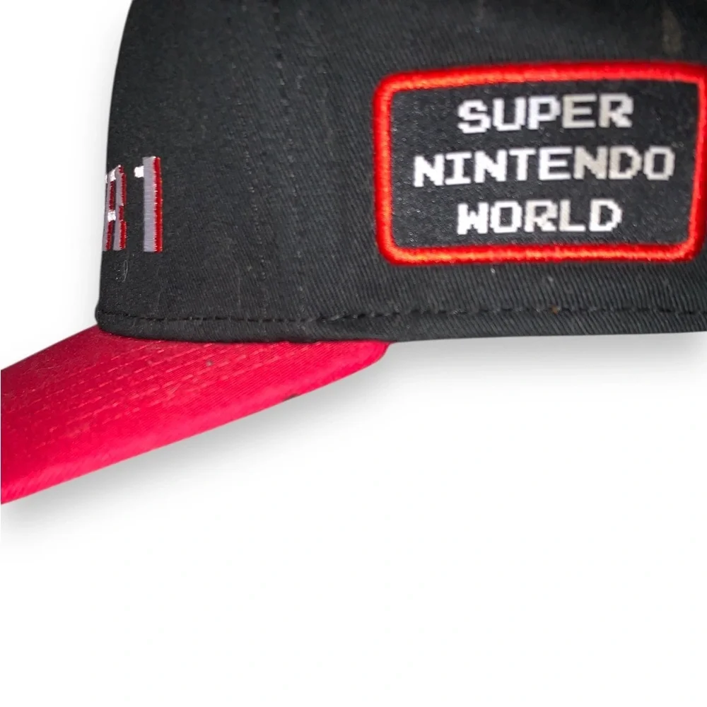 Super Nintendo world mario snapback hat